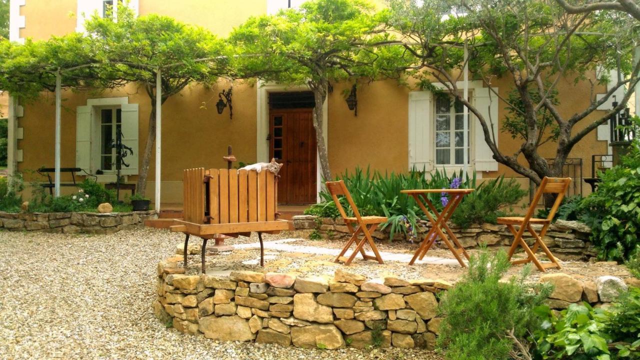 Le Fer En Ceze Bed & Breakfast Sabran ภายนอก รูปภาพ
