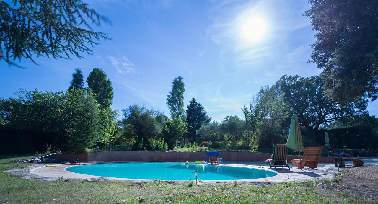Le Fer En Ceze Bed & Breakfast Sabran ภายนอก รูปภาพ
