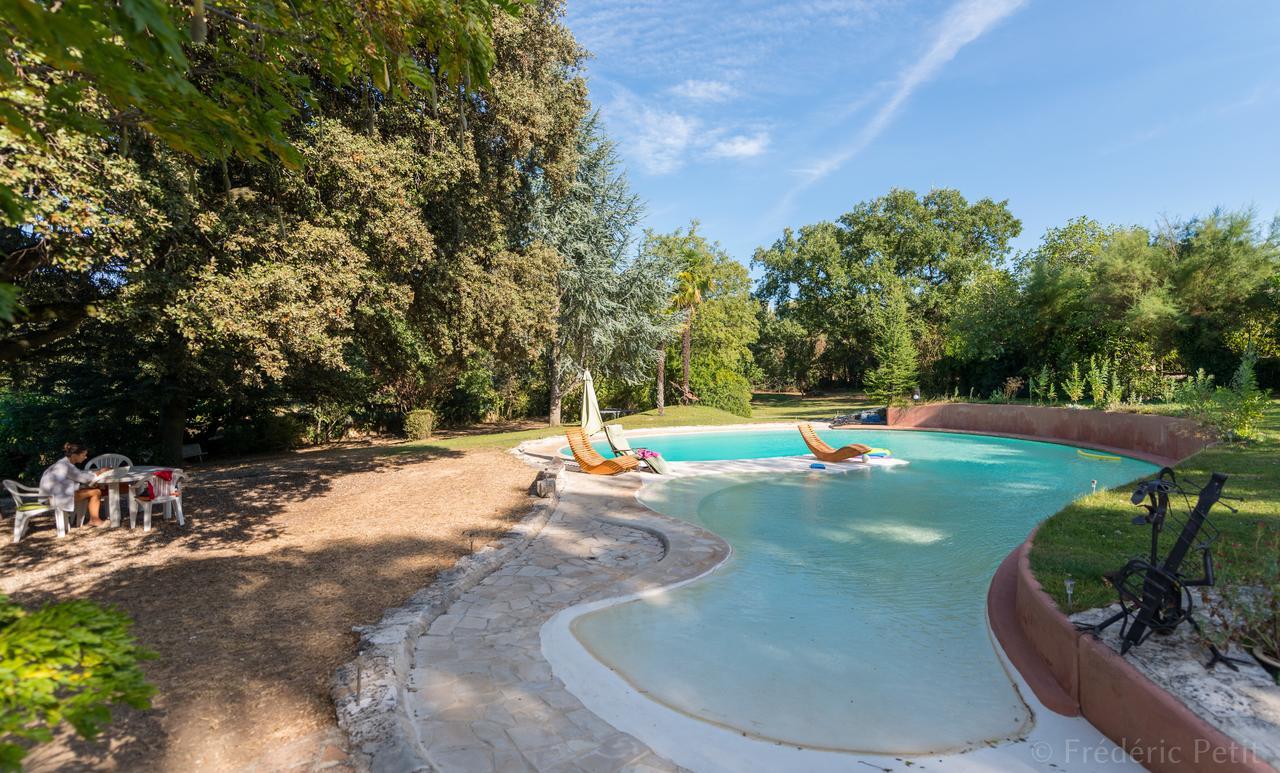 Le Fer En Ceze Bed & Breakfast Sabran ภายนอก รูปภาพ